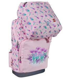 Flowers Backpack with Gym Bag