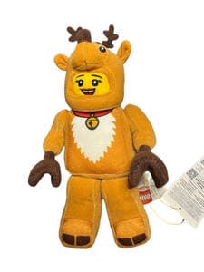 Minifigure Reindeer Costume Girl 10” Plush Character