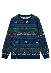 Adults Christmas Sweatshirt - Dark Blue