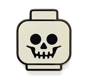Skeleton Head Snap Button