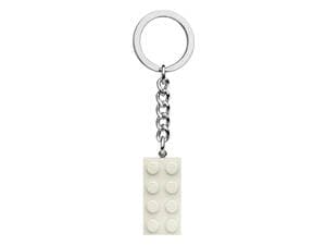 Pearl White Brick Key Chain