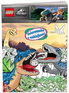 Jurassic World: Kolorowanka z Naklejkami